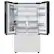 Alt View 12. Samsung - BESPOKE 24 cu. ft 3-Door French Door Counter Depth Smart Refrigerator with Family Hub - Custom Panel Ready.