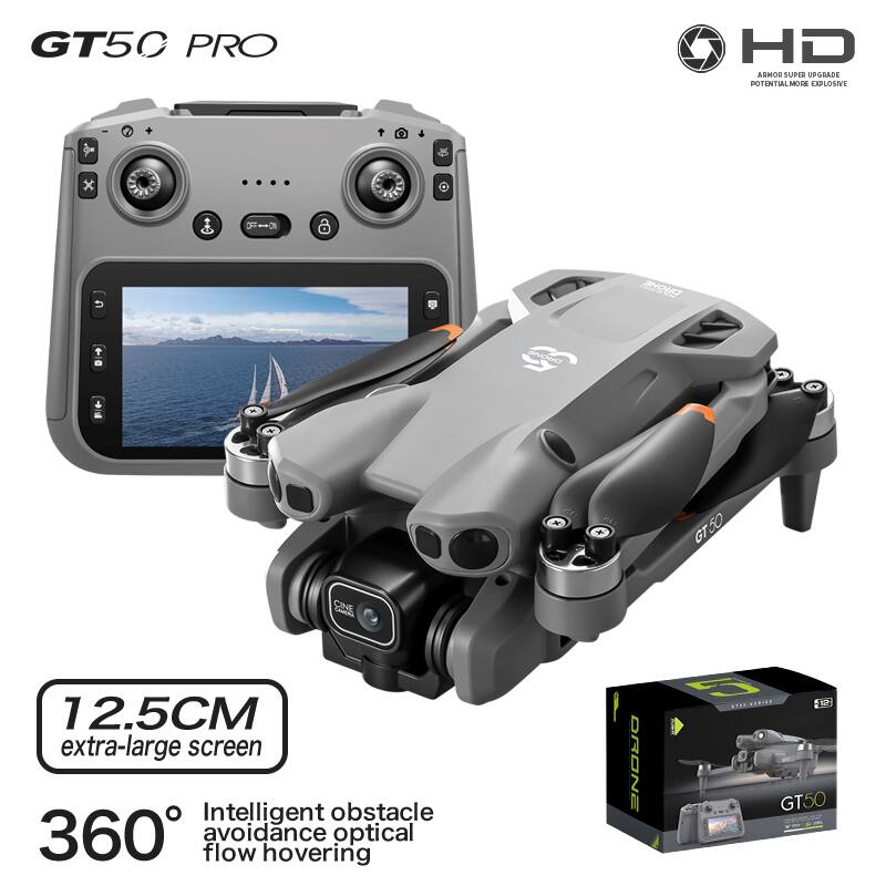 GT5C PRO HD  
ARMOS SUPER UPGRADE POTENTIAL MORE EXPLOSIVE  
12.5CM extra-large screen  
Intelligent obstacle avoidance optical flow hovering  
360°  
GT50