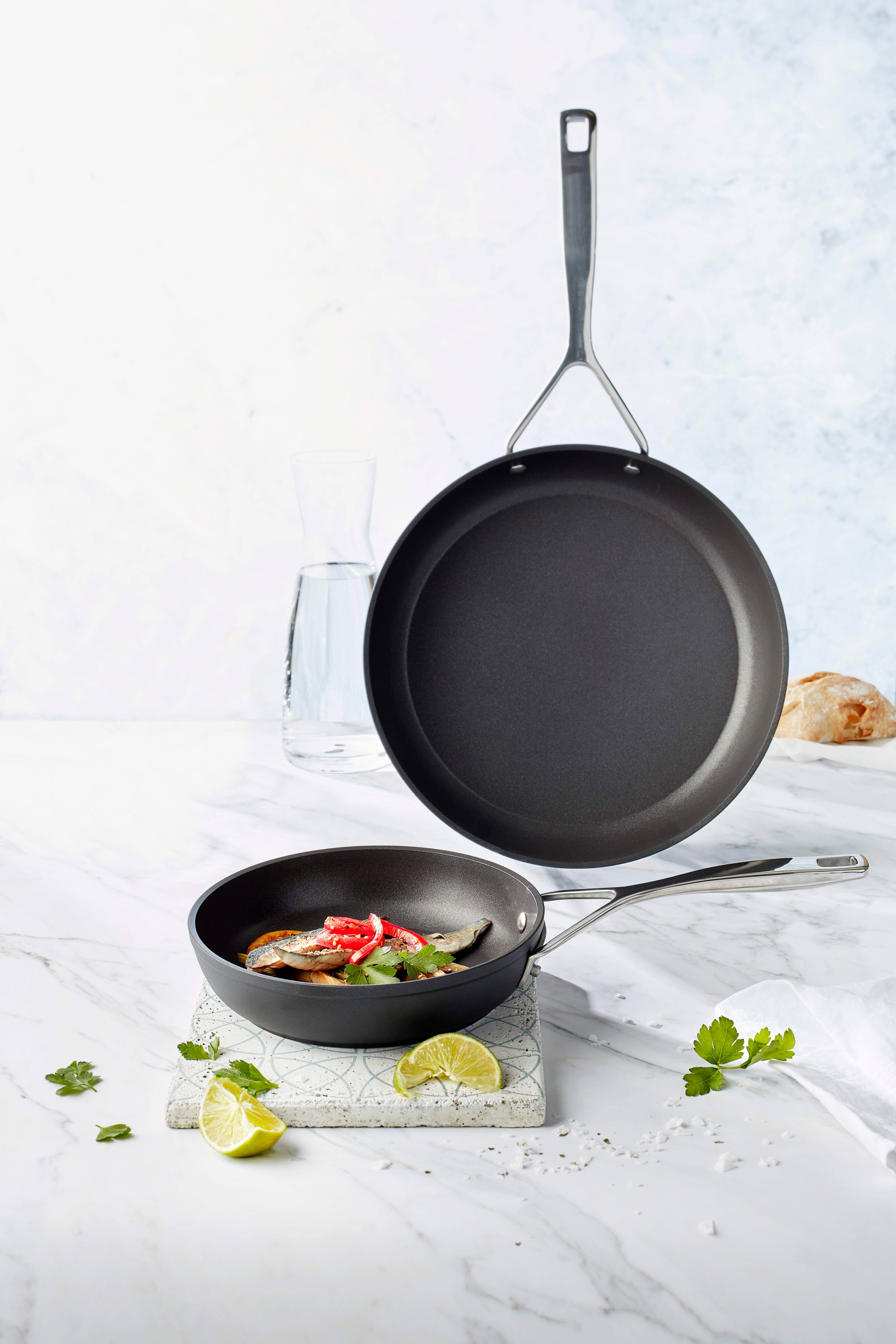 Alt View 9. Demeyere - Demeyere AluPro 12-inch Aluminum Nonstick Fry Pan - Black.