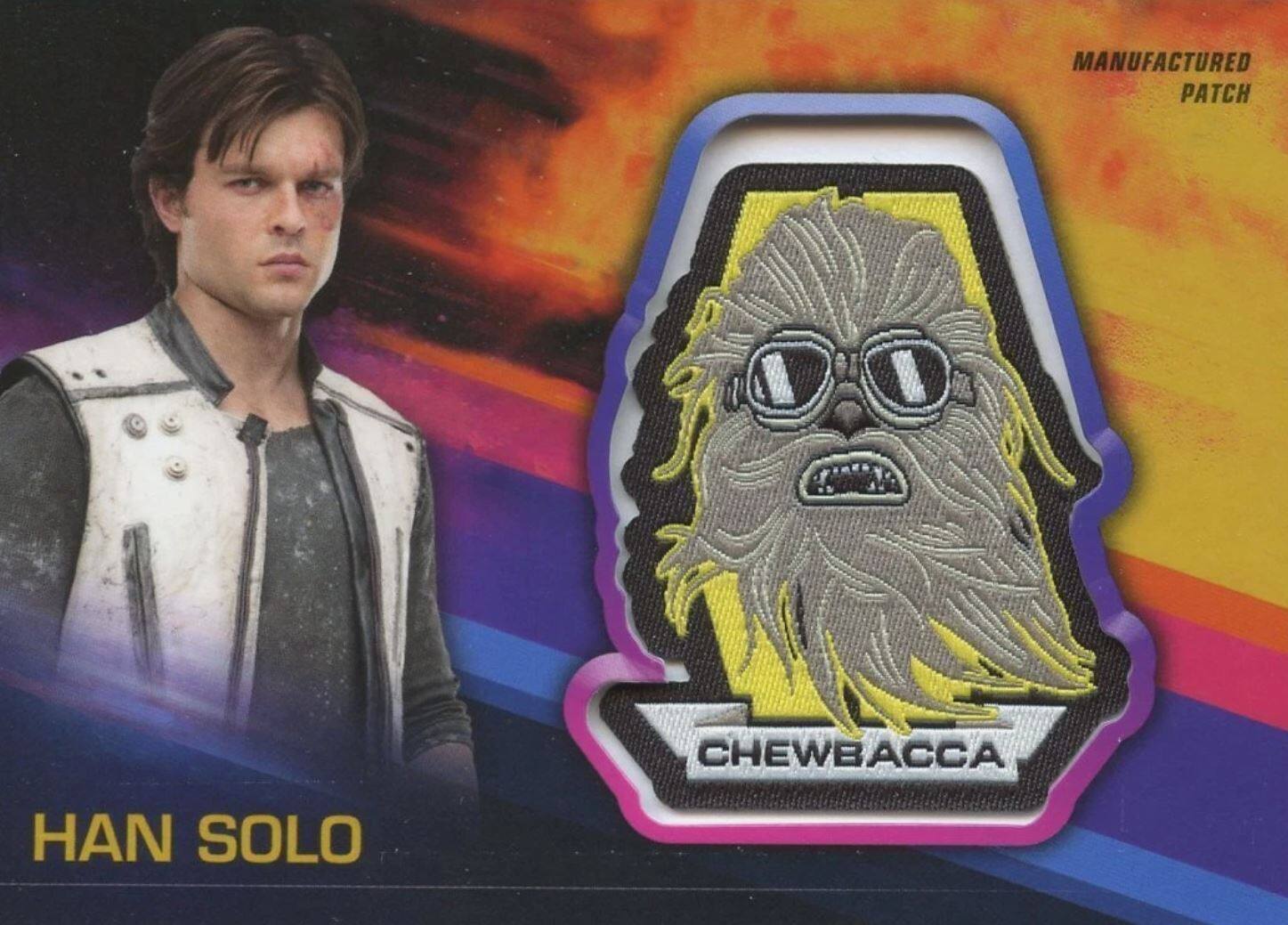 MANUFACTURED PATCH  
CHEWBACCA  
HAN SOLO