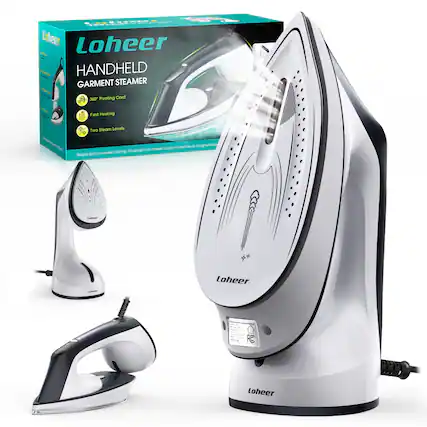 Loheer Loheer HANDHELD GARMENT STEAMER 360° Pivoting Cord Fast Heating - Two Steam Levels
Outstream ion makes it easy to blast away toughwrinkles and creases. Simple and convenient ironing.
Loheer
FC Loheer