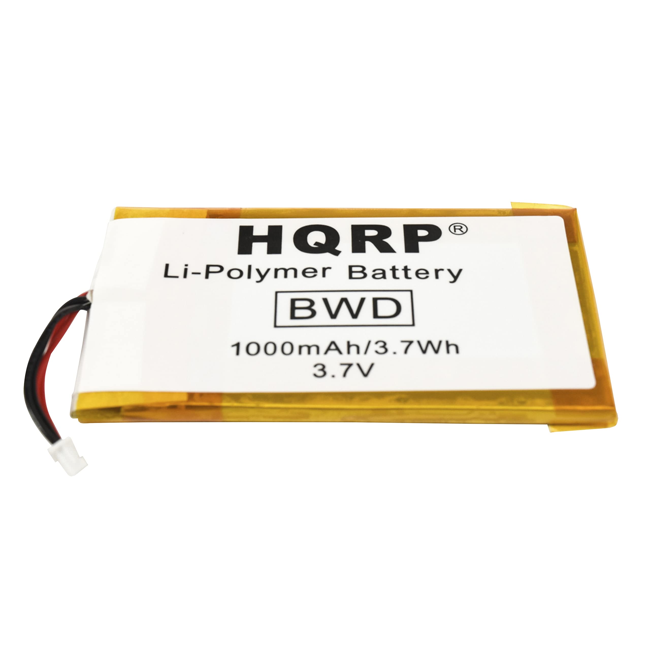 HQRP Li-Polymer Battery BWD 1000mAh/3.7Wh 3.7V
