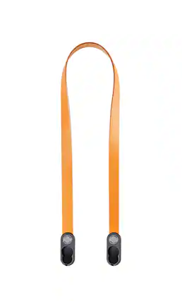 Front. Peak Design - Form Leather Camera Strap Neck Amber - Amber.