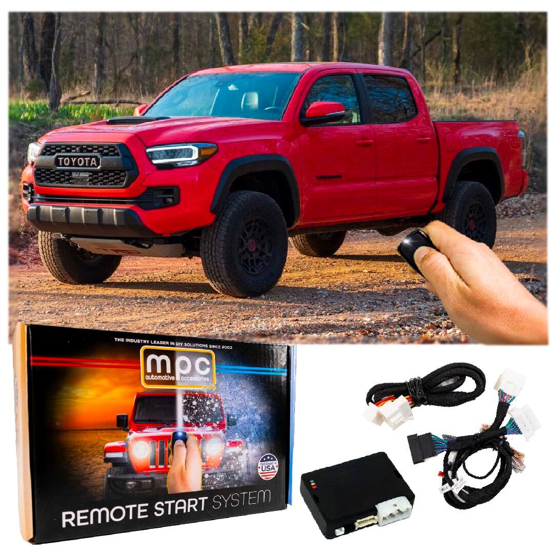 MPC - Remote Start For Toyota Tacoma 2016-2023 || Plug and Play || Key Ignition Only - Black