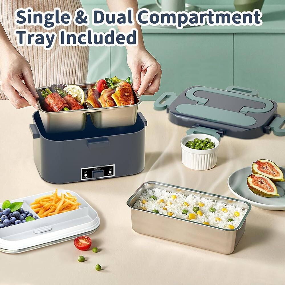 Single & Dual Compartment Tray Included