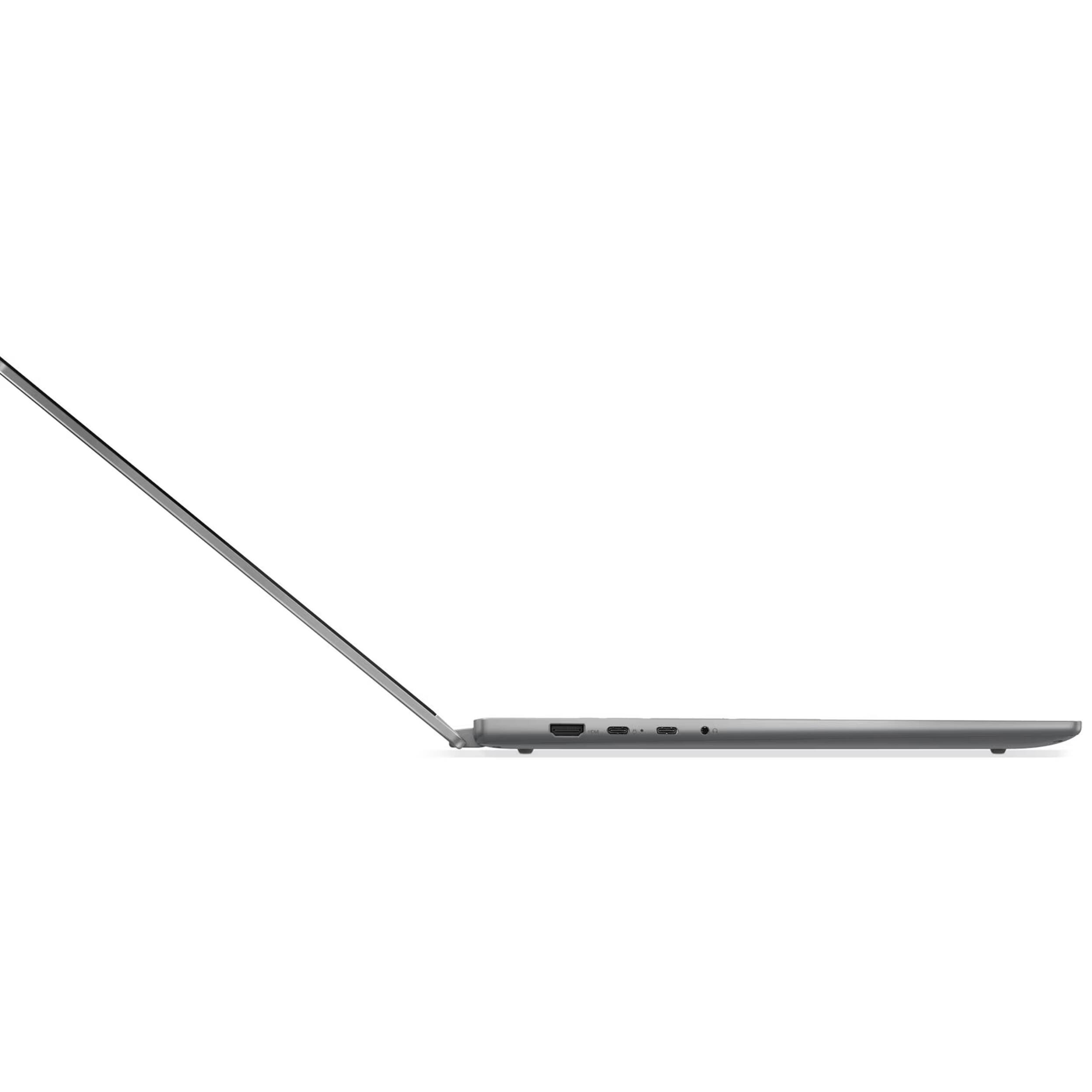 Alt View 6. Lenovo - Lenovo IdeaPad 5 2-in-1 16" Touch Laptop,Core 5 120U,16GB RAM,1TB SSD+1TB Dock Set,Backlit,Finger,Win 11 Pro,Luna Grey - Luna Grey.