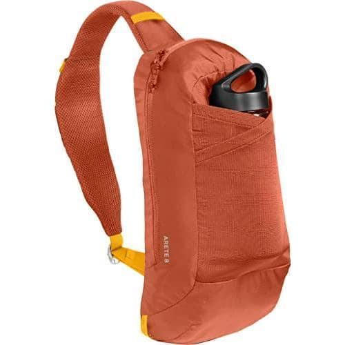 Cozy Serene - Arete Sling 8 Hike Pack With 20oz Carry Cap Water Bottle - Ginger/Golden Rod