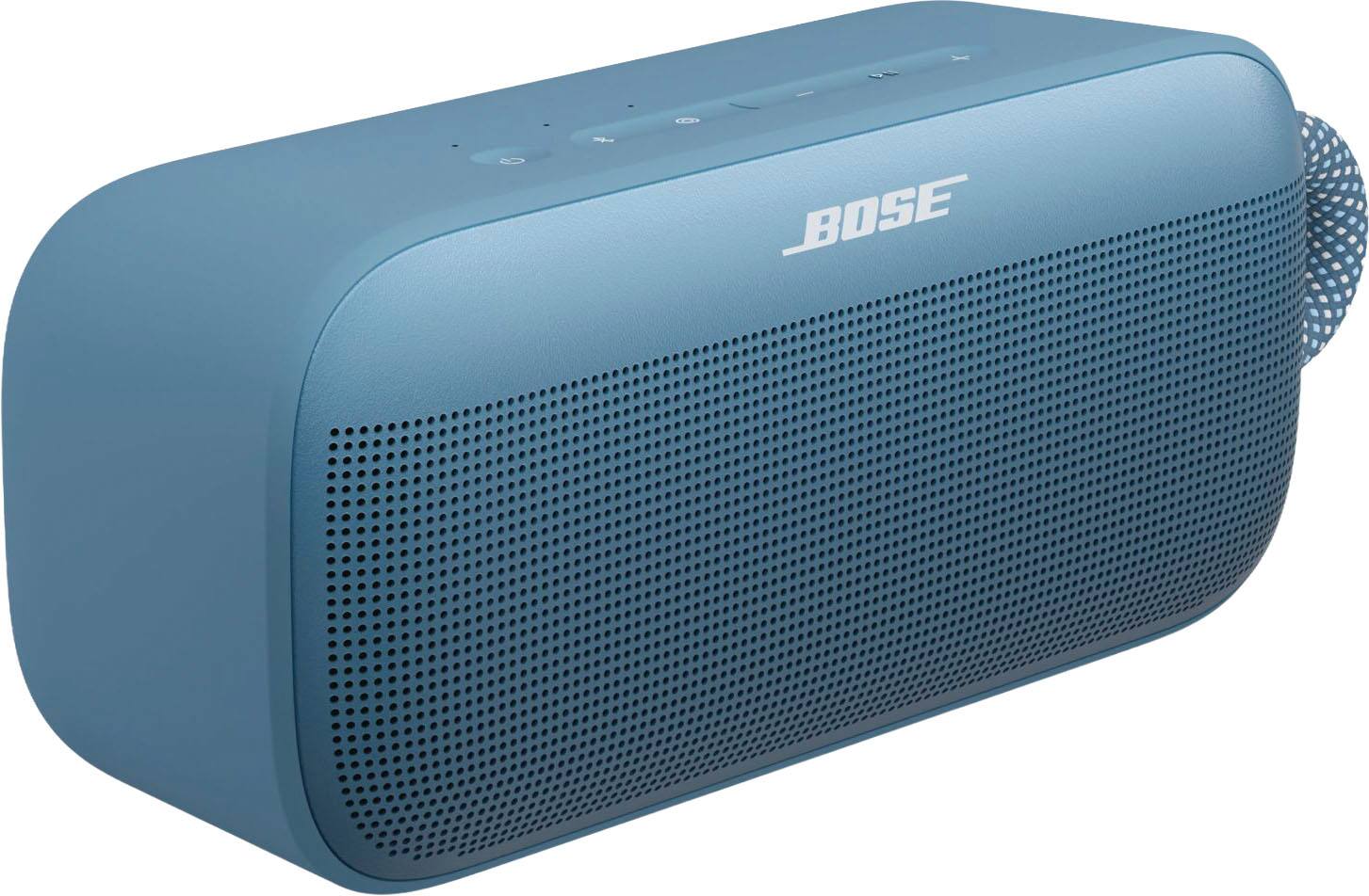 Left. Bose - SoundLink Plus Portable Bluetooth Speaker - Blue Dusk.