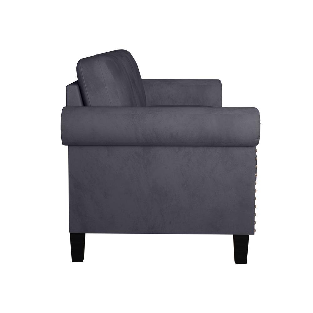 Alt View 2. New Classic Furniture - Alani Accent Chair-Gray - Grey.
