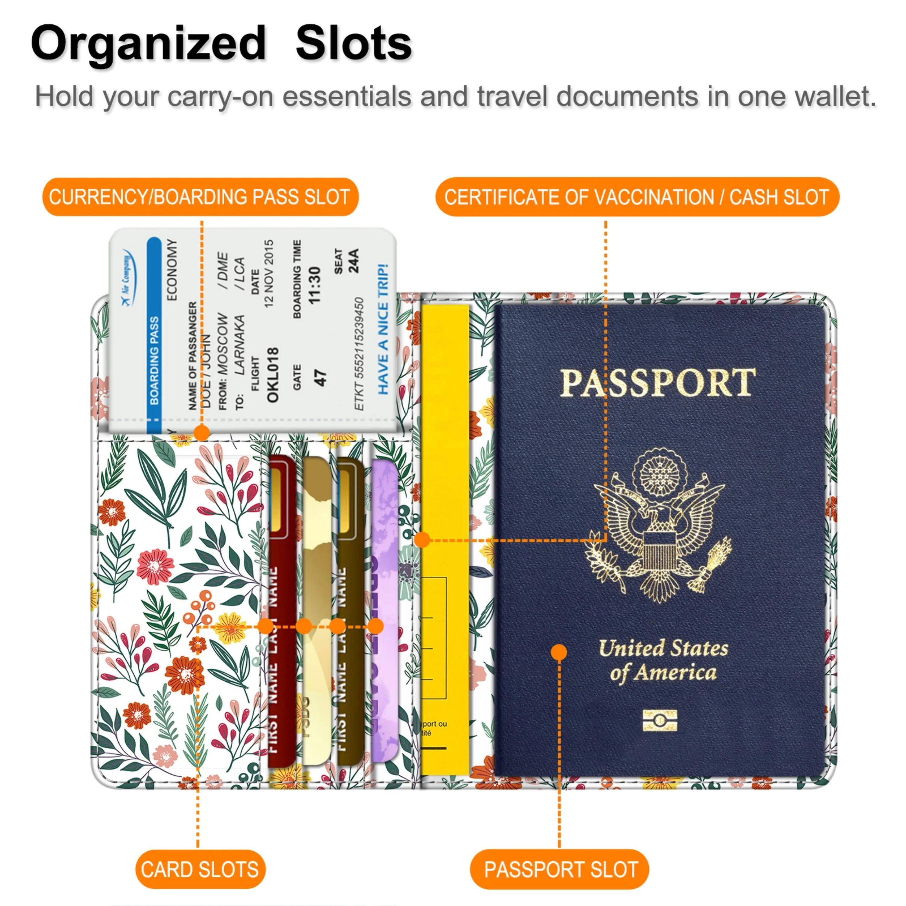 Organized Slots  
Hold your carry-on essentials and travel documents in one wallet.

CURRENCY/BOARDING PASS SLOT  
2015 TIME SEAT 24A E ECONOMY /DME /LCA DATE NOV x a 12 BOARDING 11:30 PASS  
PASSANGER 5552115239450 BOARDING OF JOHN MOSCOW LARNAKA FLIGHT OKL018 GATE 47  
NAME DOE FROM TO: ETKT TRIPI NICE A HAVE CERTIFICATE OF VACCINATION/CASH CASH SLOT  
PASSPORT  
NAME LACI  
FIRST NAME  
NANCY  
United States of America  
CARD SLOTS  
PASSPORT SLOT