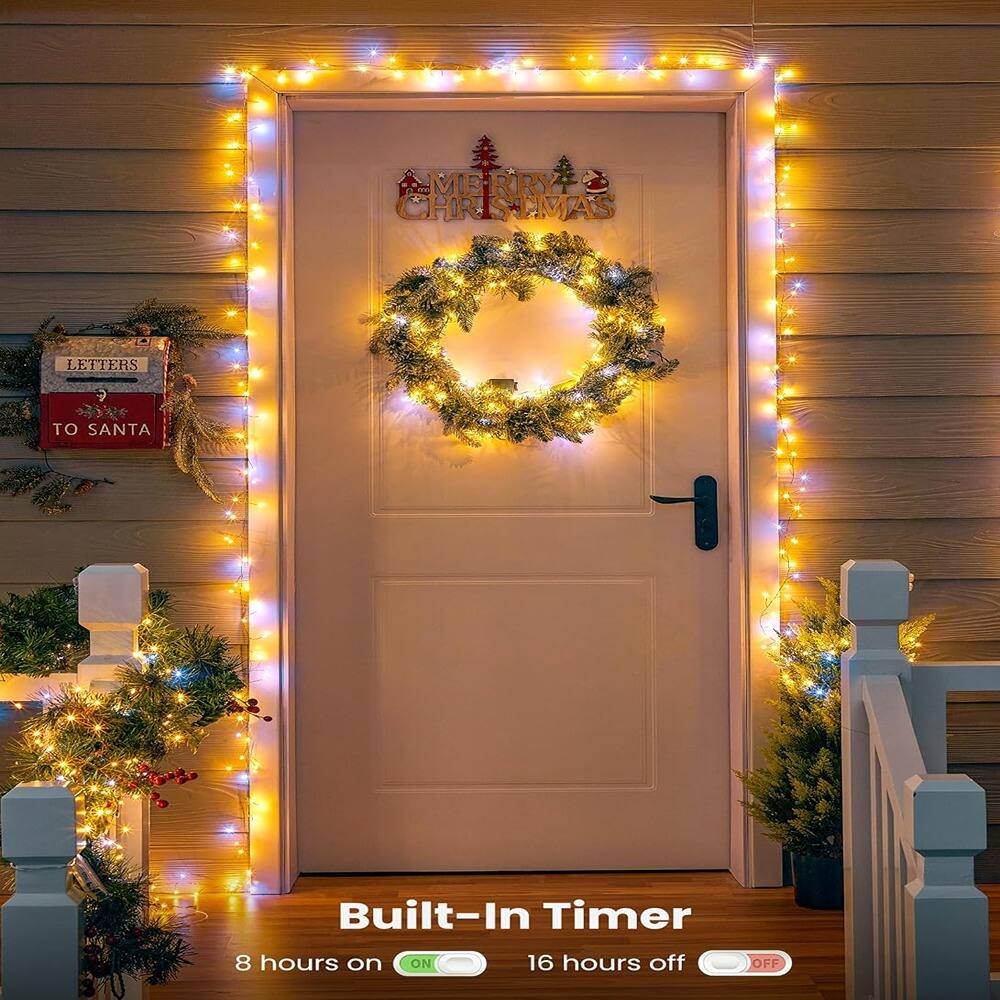 MERRY CHRISTMAS LETTERS TO SANTA

Built-In Timer
8 hours on
16 hours off