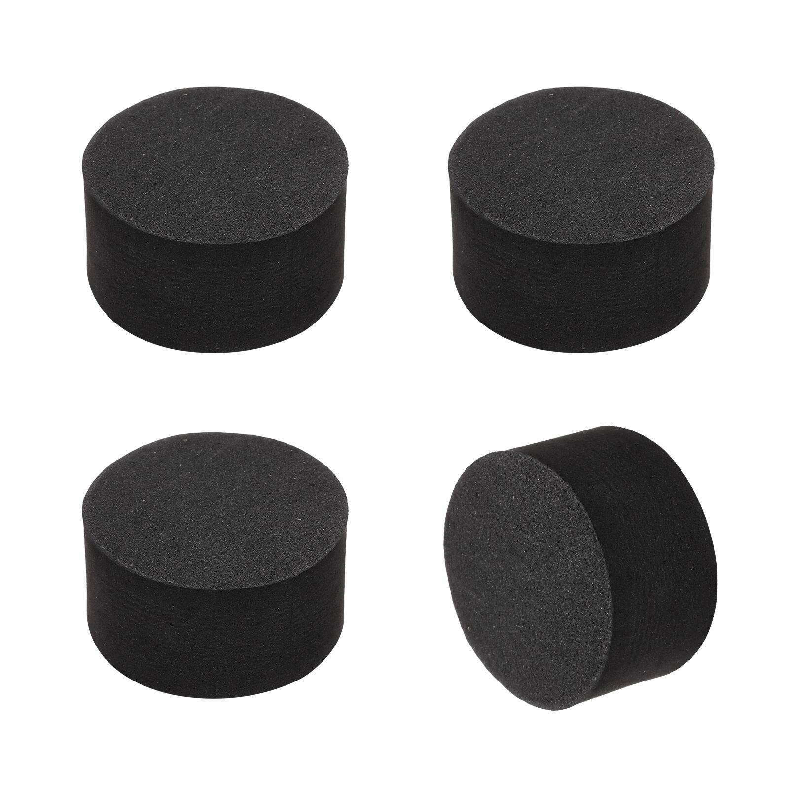 Unique Bargains - Single Sided Speaker Isolation Pads 35x20mm Round EVA Acoustic Foam Anti-Vibration Feet for Speaker Subwoofer, 4pcs - Black price history on PriceWatchPro
