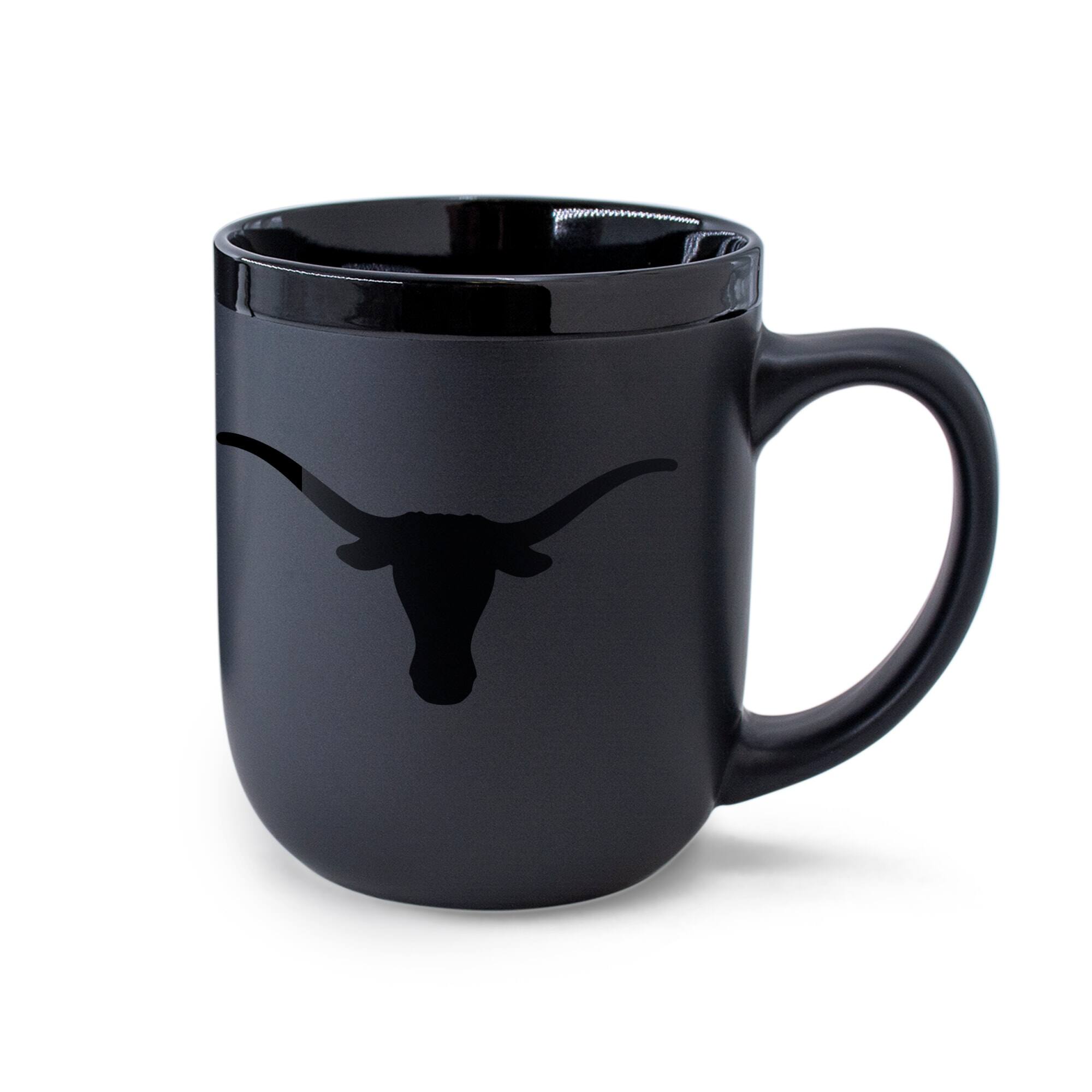 Alt View 1. WinCraft - Texas Longhorns 17oz. Ceramic Mug - Black.