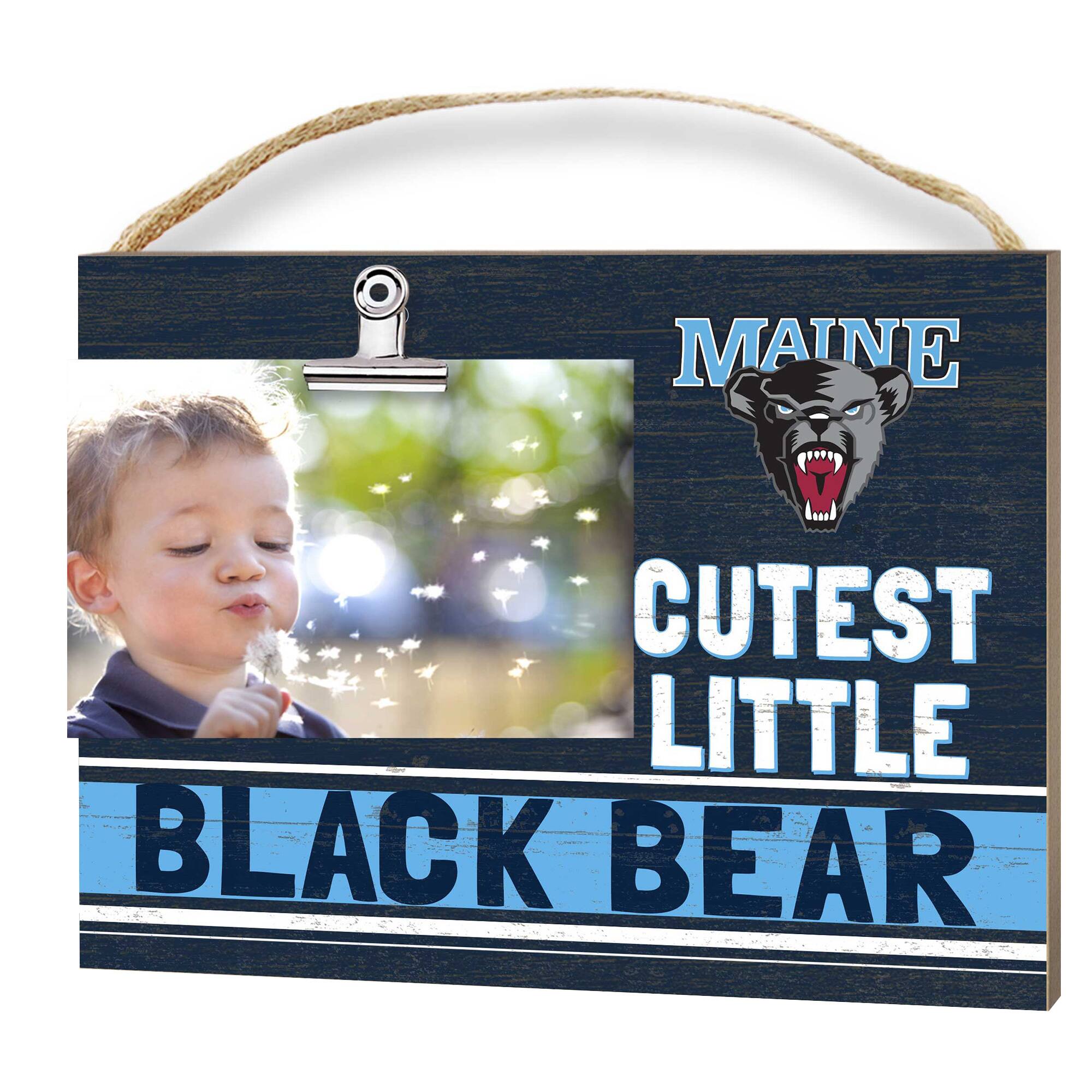 Maine Black Bears 8'' x 10'' Cutest Little Team Logo Clip Photo Frame