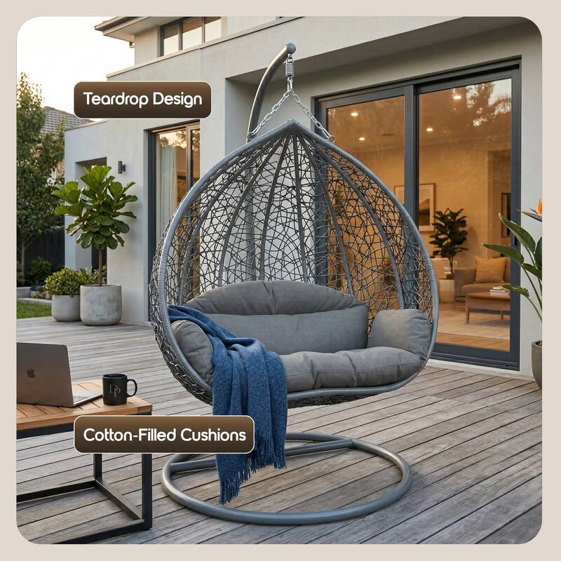 Teardrop Design  
Cotton-Filled Cushions