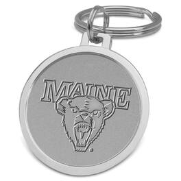 Jardine - Maine Black Bears Team Logo Split-Wire Key Ring - Silver