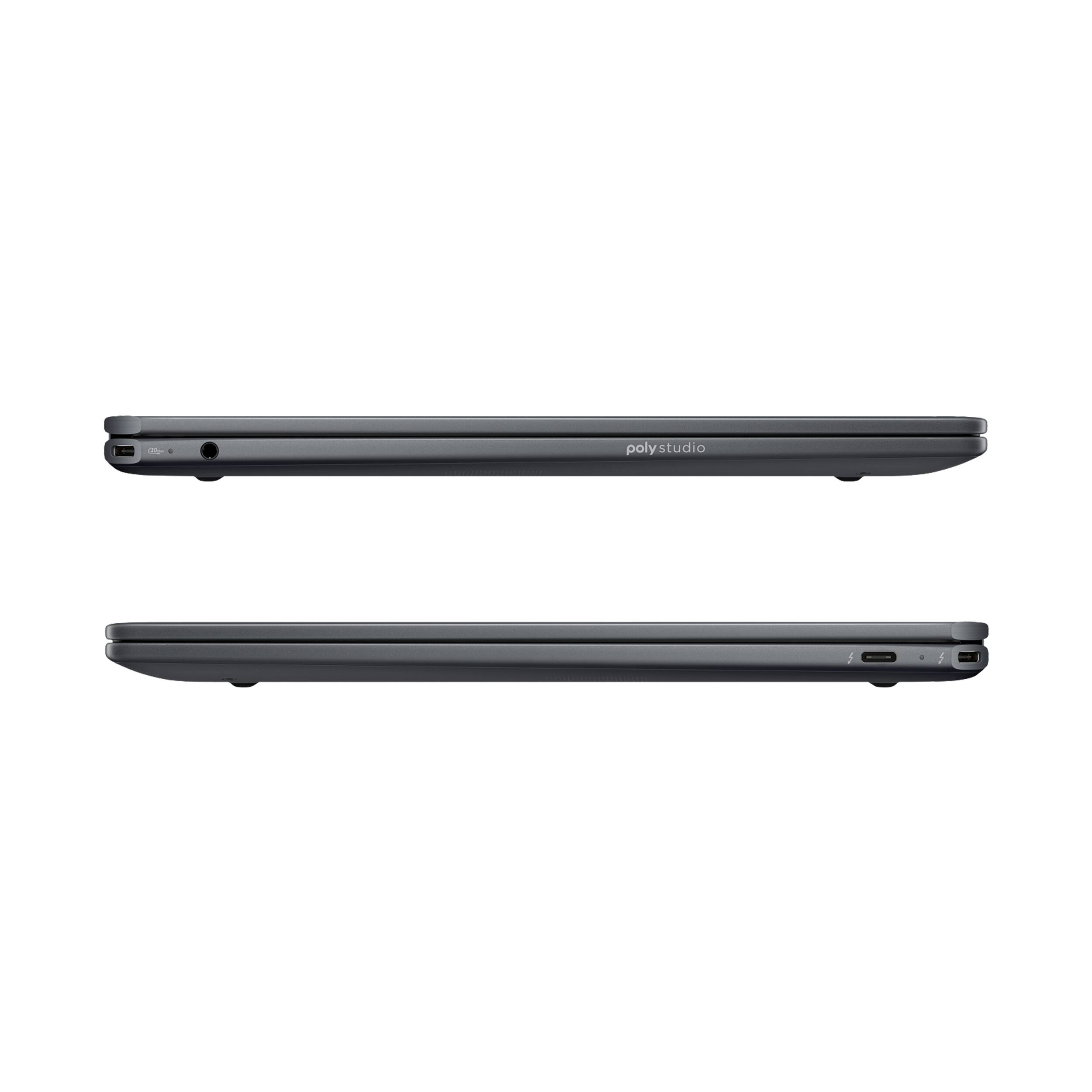 Alt View 7. HP - OmniBook Ultra Flip - Copilot+ PC - 14" 3K OLED Touch-Screen Laptop - Intel Core Ultra 7 256V - 16GB Memory - 1TB SSD - Eclipse Gray.