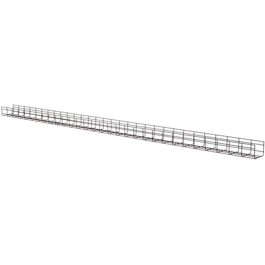 Alt View 4. Tripp Lite - WIRE MESH CABLE TRAY 10 PACK 150 X 100 X 3000MM 6IN X 4IN X10FT - Black.