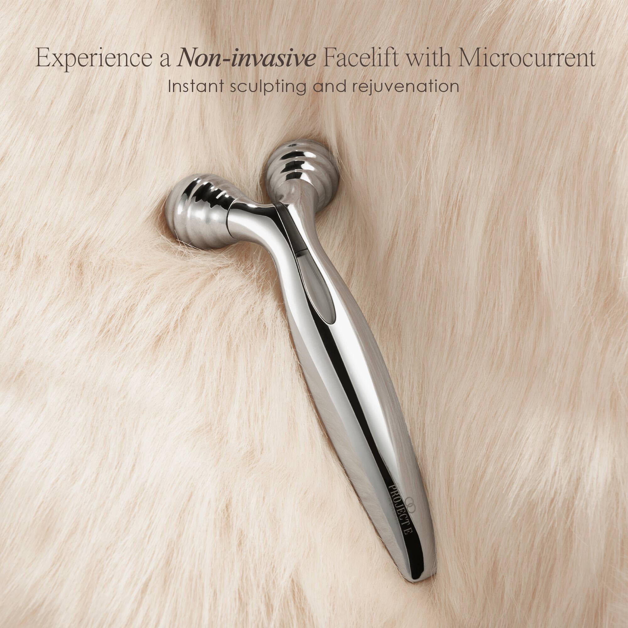 Experience a Non-invasive Facelift with Microcurrent  
Instant sculpting and rejuvenation