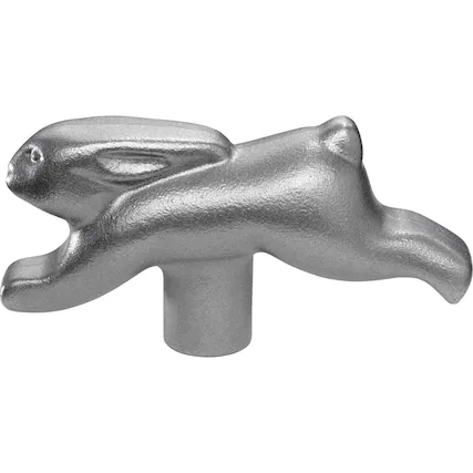 Front. Staub - STAUB Animal Knob - Rabbit - Stainless Steel.
