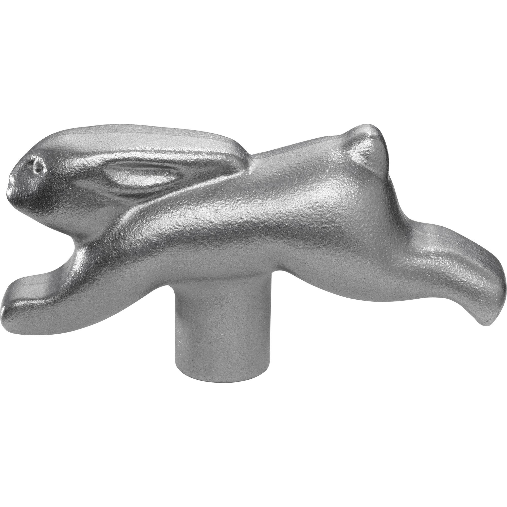 Front. Staub - STAUB Animal Knob - Rabbit - Stainless Steel.