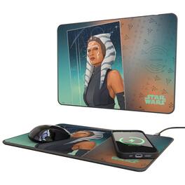 Keyscaper - Star Wars: Season 1 Portrait 15-Watt Wireless Charger and Mouse Pad - Ahsoka