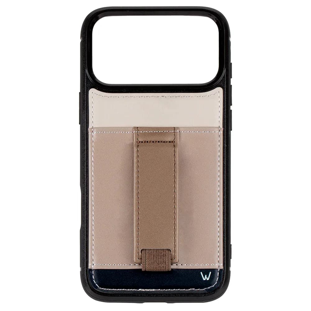 Walli Cases - iPhone 17 Pro Max Phone Case with Wallet and Finger Strap - Desert Dunes