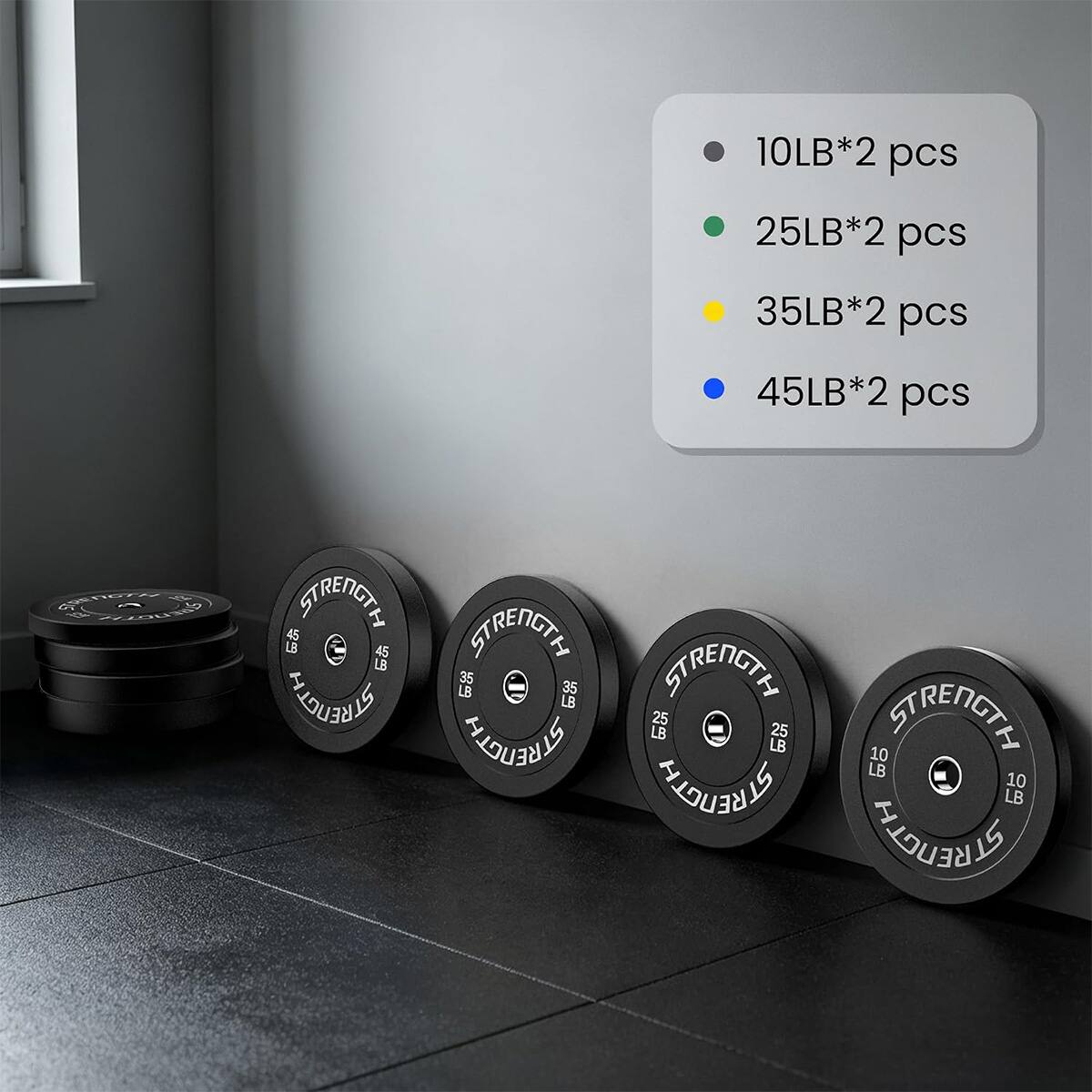 10LB*2 pcs  
25LB*2 pcs  
35LB*2 pcs  
45LB*2 pcs  

STRENGTH 4G 45G H TRENCIONS  
PRETICIONS $5.99 358 H TRACTOFF  
PRERENCIA 259 25.8 FRENCTAL FRENEIGHT 10 6 TRENCTAN