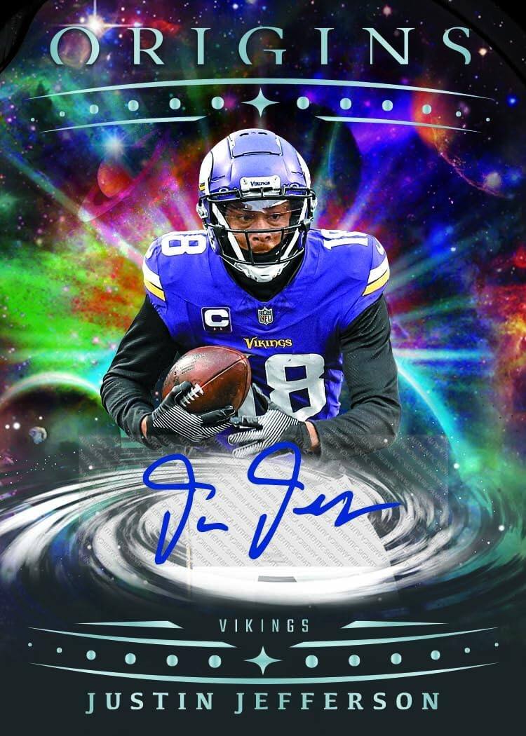 ORIGINS  
VIKINGS  
8  
+9m  
VIKINGS  
JUSTIN JEFFERSON
