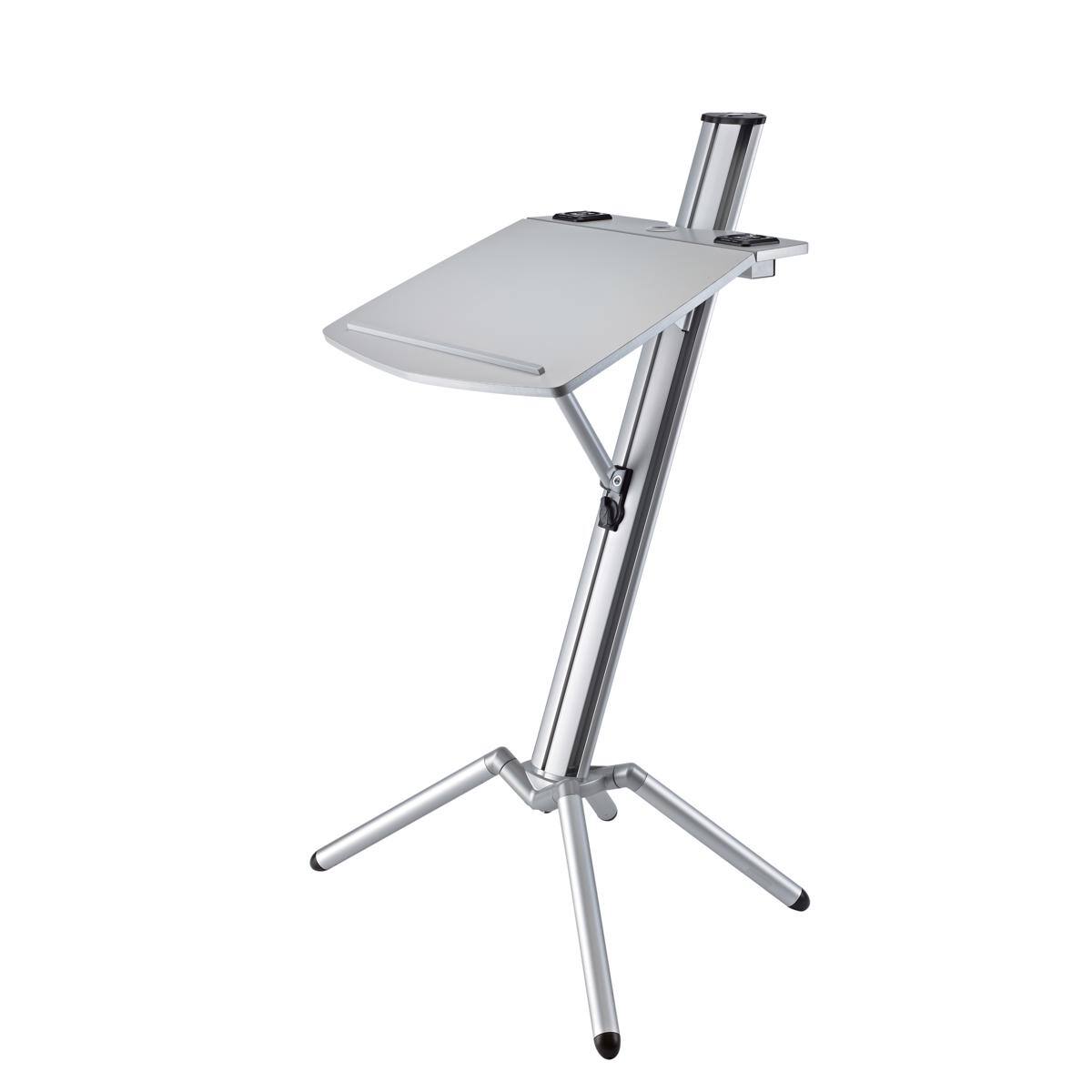 Alt View 2. K&M - K&M 12386 Ovation Pro Series Lectern, Silver - Silver.