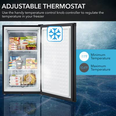 Whynter 3.0 cu. ft. Energy Star Upright Freezer with Lock