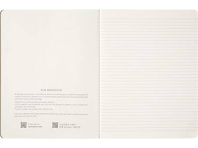 **OUR MANIFESTO**

At [Brand Name], we believe in the transformative power of [product/service] to enhance your [specific area of life, e.g., productivity, creativity, etc.]. Our mission is to provide high-quality, innovative solutions that cater to your unique needs and preferences.

We are committed to:

- **Quality and Craftsmanship**: Our products are designed with the finest materials and attention to detail, ensuring durability and performance.
- **Innovation**: We continuously strive to improve and innovate, staying ahead of industry trends to offer you the best possible experience.
- **Customer Satisfaction**: Your satisfaction is our top priority. We are dedicated to providing excellent customer service and support.
- **Sustainability**: We are mindful of our environmental impact and strive to use sustainable practices in our production processes.

Join us in our journey to [specific goal, e.g., revolutionize the way you work, enhance your daily routine, etc.]. Together, we can achieve [specific outcome, e.g., greater efficiency, a more organized life, etc.].

[QR Code]  
[Website URL]

[QR Code]  
[Contact Information]