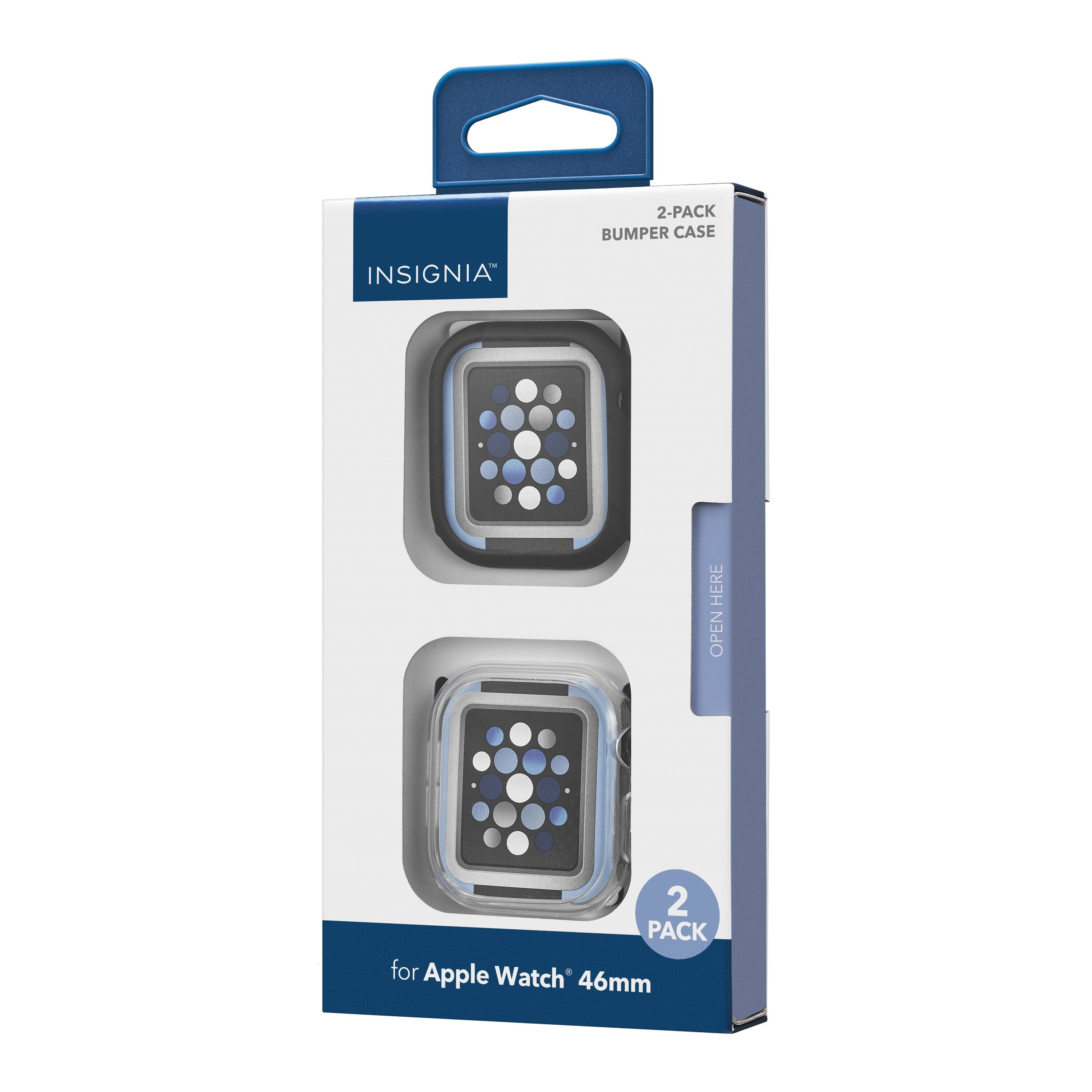 2-Pack Bumper Case  
Insignia™  
for Apple Watch 46mm  
2 Pack