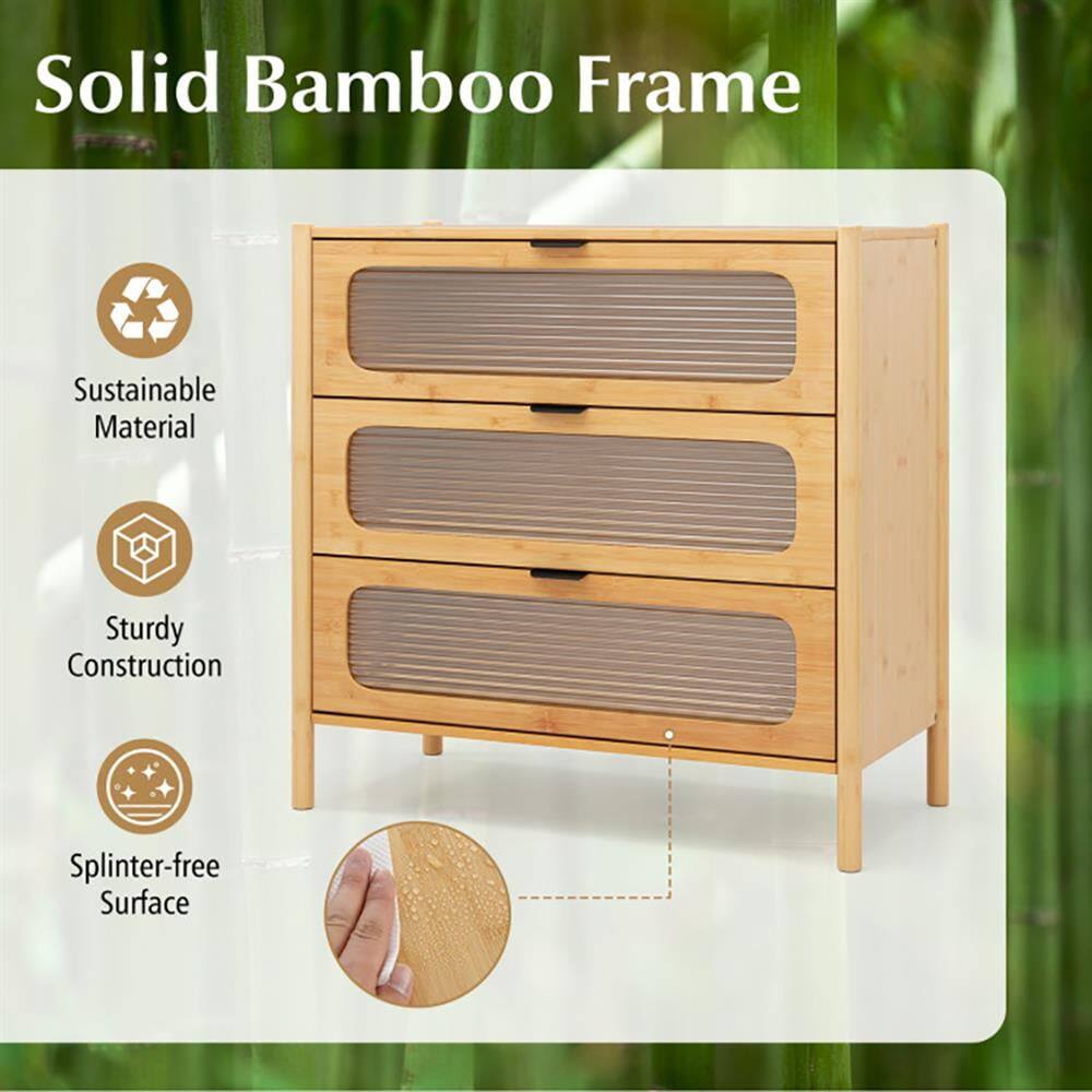 Solid Bamboo Frame  
- Sustainable Material  
- Sturdy Construction  
- Splinter-free Surface