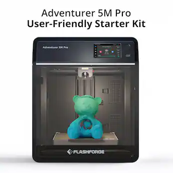 Flashforge Adventurer 5M Pro 3D Printer, Auto Leveling, 280°C Flashforge Adventurer 5M Pro 3D Printer, Auto Leveling, 280°C
