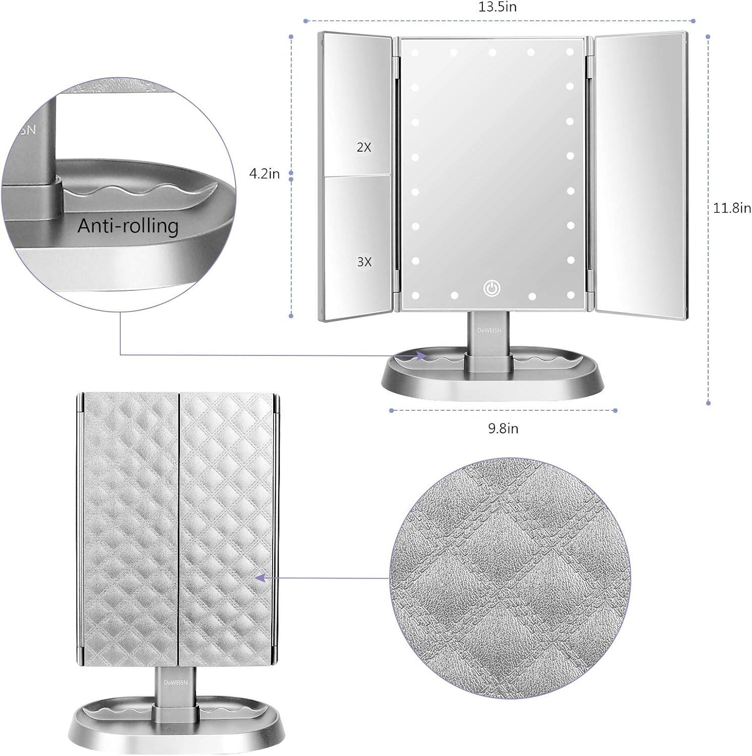 13.5in N  
2X 4.2in Anti-rolling  
11.8in 3X  
9.8in