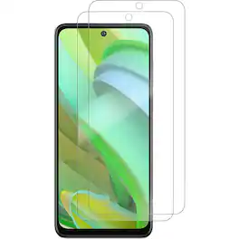 SaharaCase - ZeroDamage Ultra Strong+ Tempered Glass Screen Protector for Motorola G Power 5G (2023) (2-Pack) - Clear