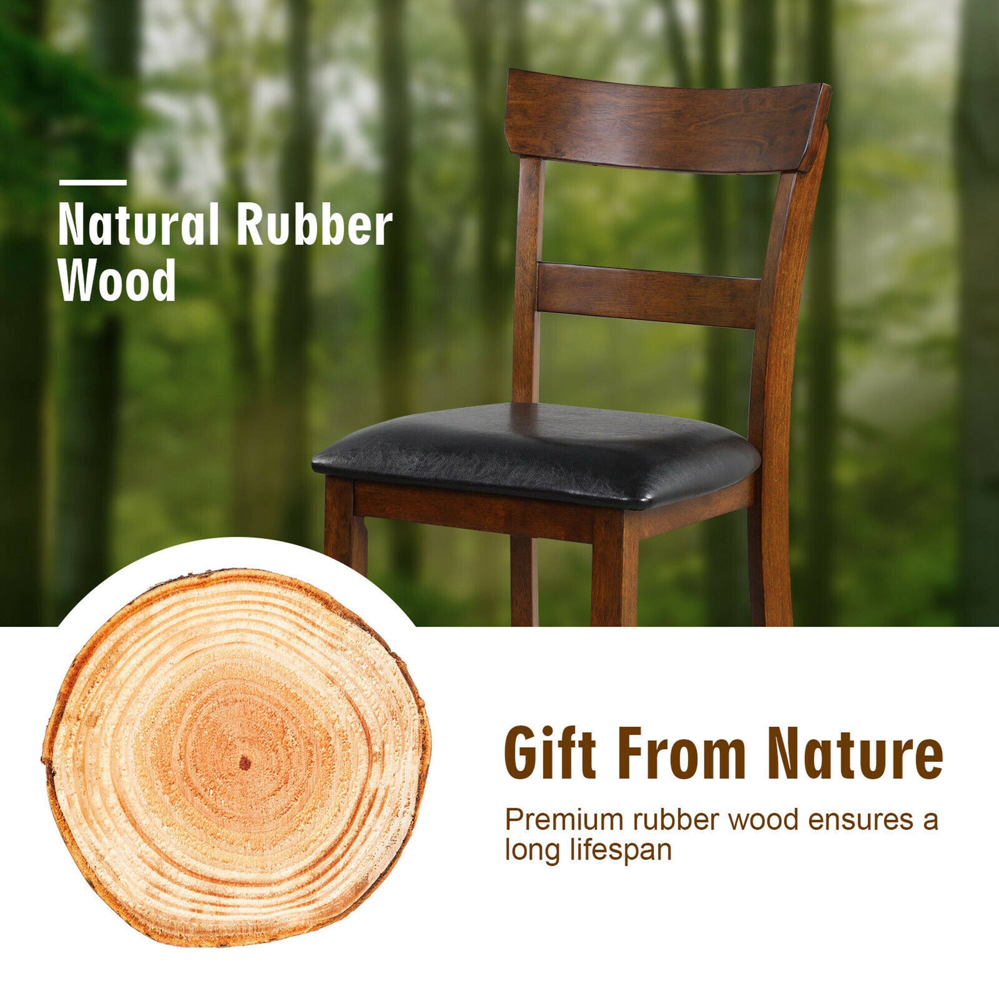 Natural Rubber Wood
Gift From Nature
Premium rubber wood ensures a long lifespan