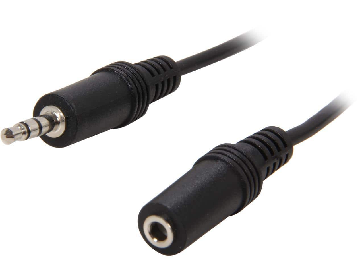 Cables to Go - C2G 40409 3.5mm M/F Stereo Audio Extension Cable, Black (25 feet, 7.62 Meters)