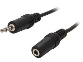 Cables to Go - C2G 40409 3.5mm M/F Stereo Audio Extension Cable, Black (25 feet, 7.62 Meters)
