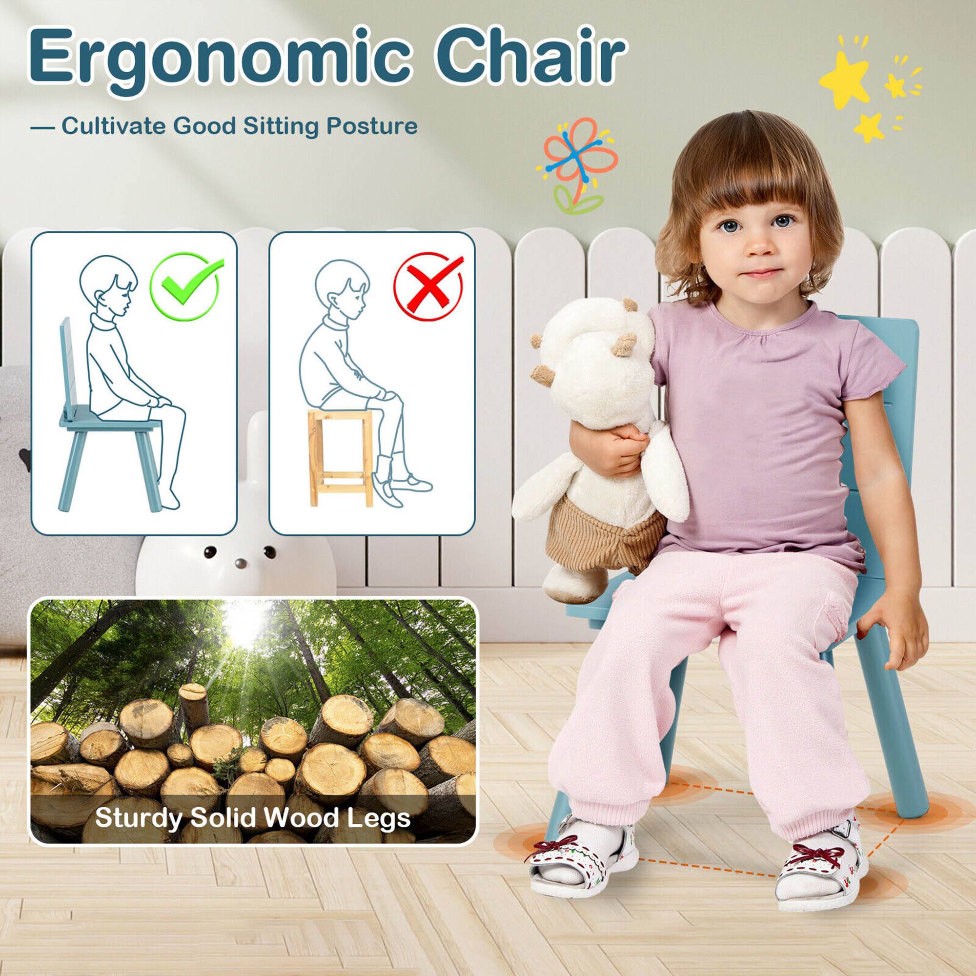 Ergonomic Chair  
— Cultivate Good Sitting Posture  

Sturdy Solid Wood Legs