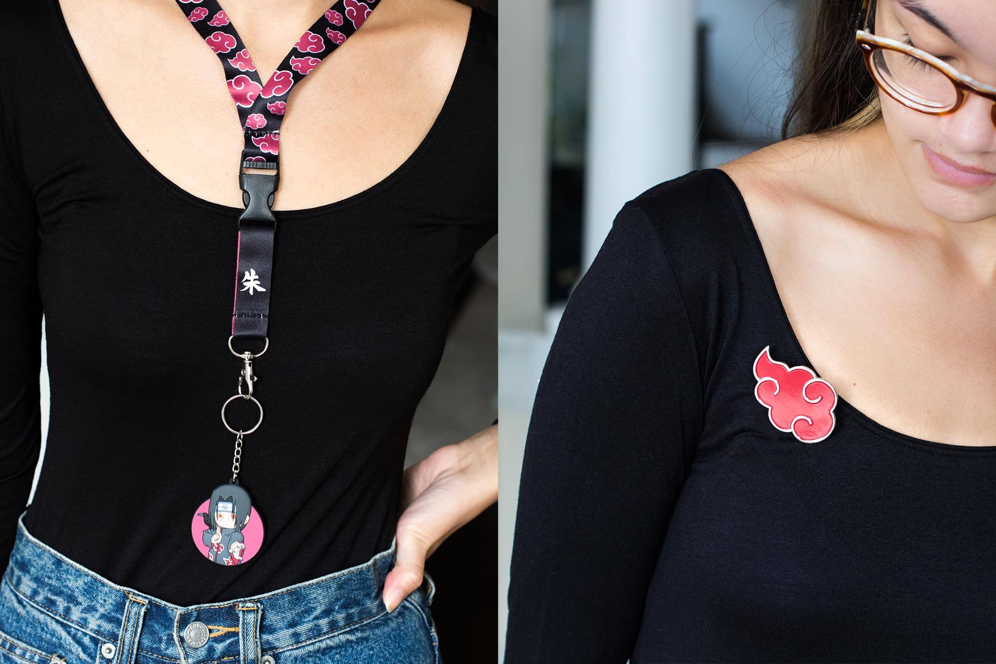 Alt View 10. Just Funky - Naruto Shippuden Akatsuki Collector Looksee Box | Includes 5 Themed Collectibles - Red.