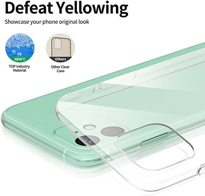 Defeat Yellowing, Showcase your phone original look, NEW'C, TOP Industry Material, Others, Other Clear Case