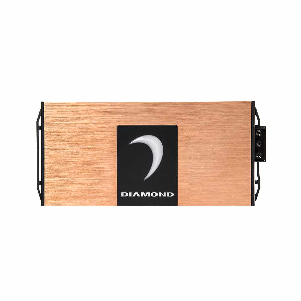 Alt View 1. Diamond Audio - Diamond Audio MICRO4V2 - MICROV2 Series 4-Channel Full Range Class D Amplifier - Black/Gray.