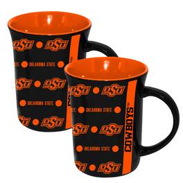 The Memory Company - Oklahoma State Cowboys 2-Pack 15oz. Line Up Ceramic Mugs - Multicolor