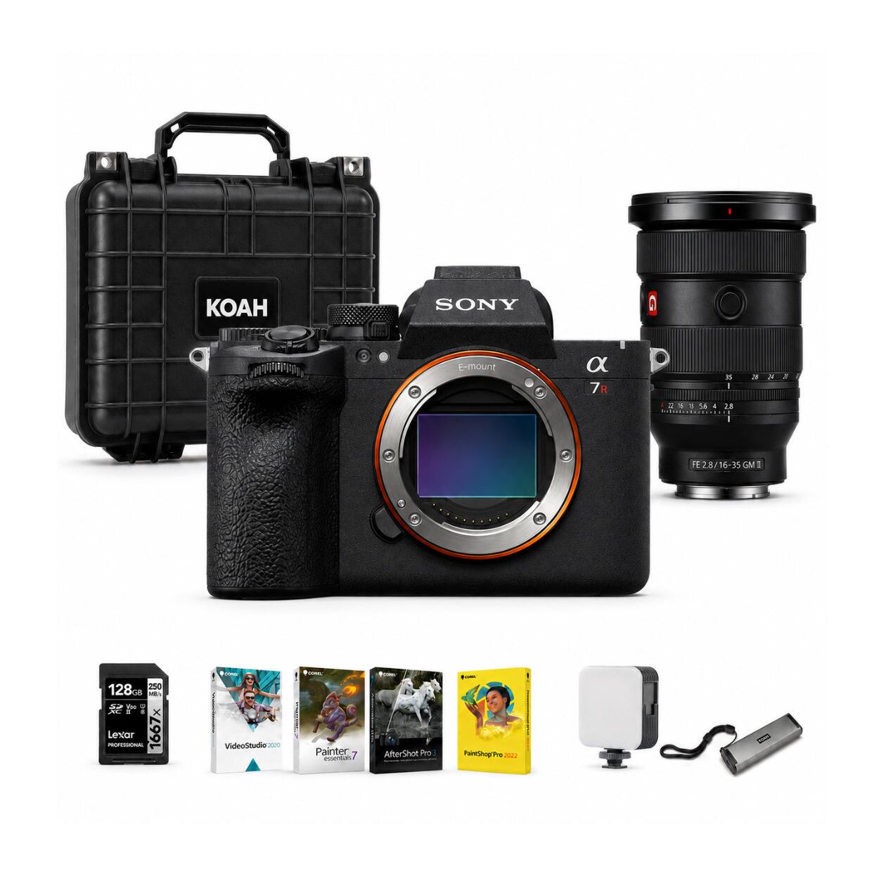 SONY
-mount
a 7R
35 22 16 18 56 4.28 I
FE 2.8/16-35 GMI
250 128GB G8 MB SD Vos D XC : I x PROFESSIONAL Lexar 1667x
FOOMIC VideoStudio
DORE: Painter essentials. 7
AfterShot Pro
pase: PaintShop'Pro 2022