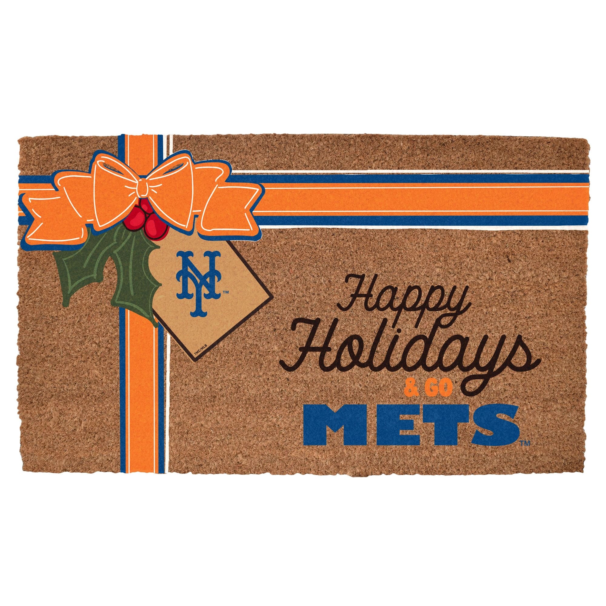 The Memory Company - 20" x 30" Holiday Gift Wrap Coir Door Mat - Multicolor
