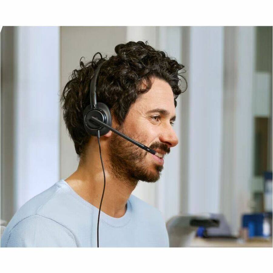 Alt View 7. Poly - Poly Mission 425 Stereo USB Wired Headset Classic - Microsoft Teams Certification - Stereo - USB, USB Type A, USB Type C - Black.