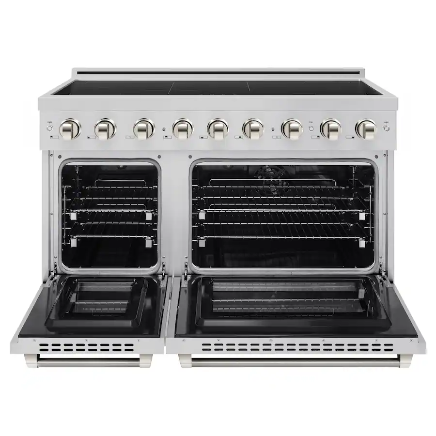 Paramount Handle ZLINE Autograph 48 in. 6.7 cu. ft. Paramount Freestanding Induction ...