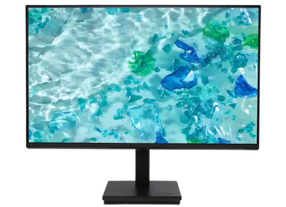 Front. Acer - Acer Vero V7 V277 G 27In Full HD IPS Monitor 1920x1080 HDMI and VGA - Black.